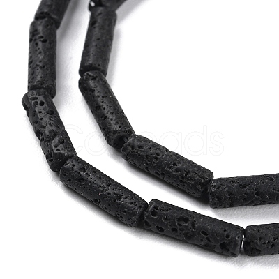 Natural Lava Rock Beads Strands G-M401-C01-1