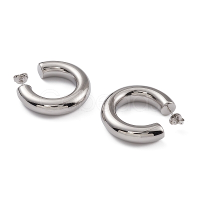 Non-Tarnish 304 Stainless Steel Stud Earrings for Women LS-EJEW-G346-07E-P-1