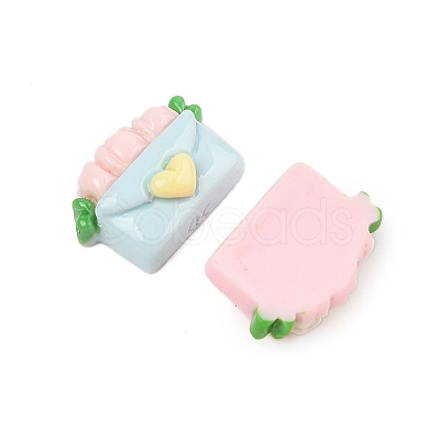 Opaque Resin Cabochons CRES-M037-05F-1
