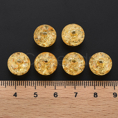 Transparent Crackle Acrylic Beads X-MACR-S373-66A-N13-1