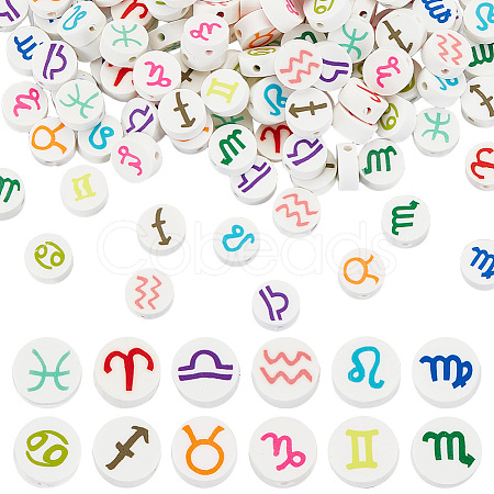 120Pcs 12 Styles Handmade Polymer Clay Beads CLAY-PH0001-91-1