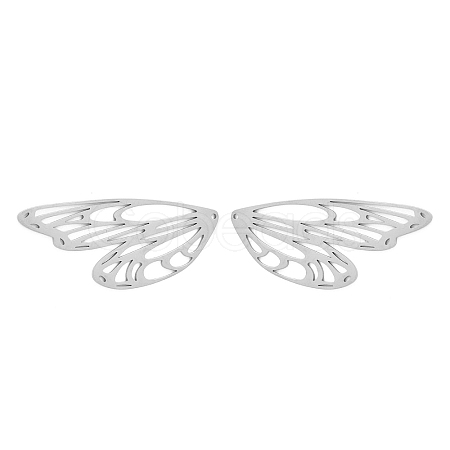 304 Stainless Steel Pendants STAS-WH0033-06P-1