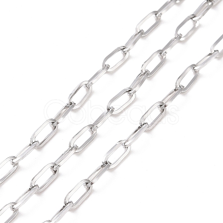 Tarnish Resistant 304 Stainless Steel Cable Chains CHS-C002-03P-05-1