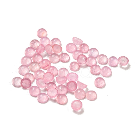 Natural White Jade Dyed Cabochons G-H309-02-02-1