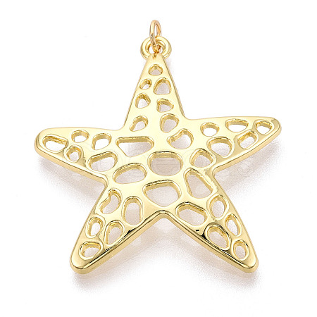 Brass Pendants KK-N268-54G-1