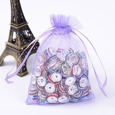 Organza Gift Bags with Drawstring OP-R016-9x12cm-06-1