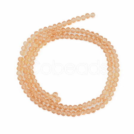 Glass Beads Strands EGLA-A034-T6mm-D23-1