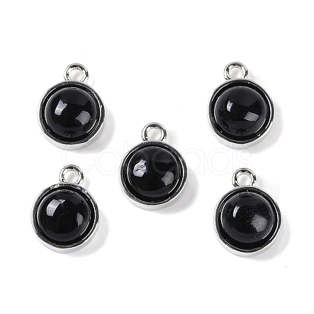 Natural Black Onyx(Dyed & Heated) Pendants G-K372-03P-04-1