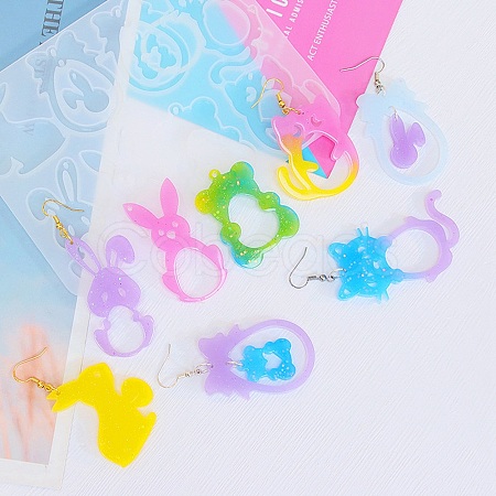 Chick Easter Theme DIY Pendant Silicone Molds DIY-G103-01C-1
