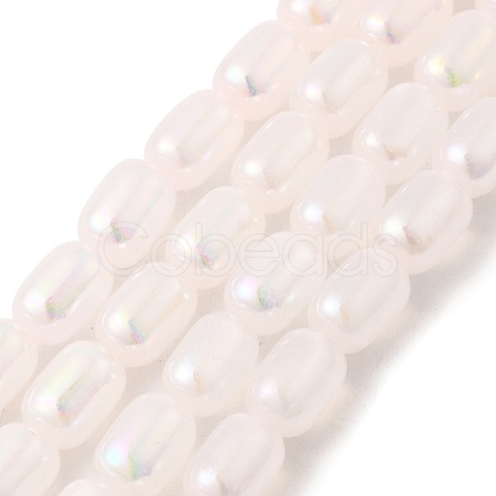 Natural Selenite Beads Strands G-F750-B-20-1
