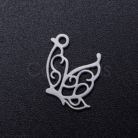 Tarnish Resistant 201 Stainless Steel Hollow Pendants STAS-Q201-JN277-1-1