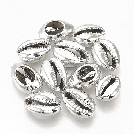 Electroplated Sea Shell Beads SSHEL-S258-05B-1