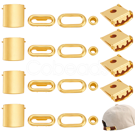 36 Sets Iron Peaked Cap AdjustableKits FIND-BC0005-83-1