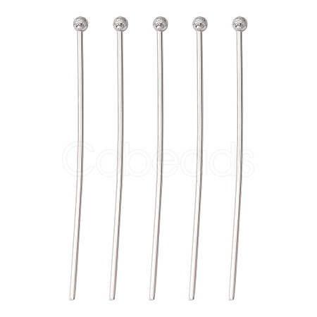 Tarnish Resistant 304 Stainless Steel Ball Head pins STAS-N017-02-35mm-1