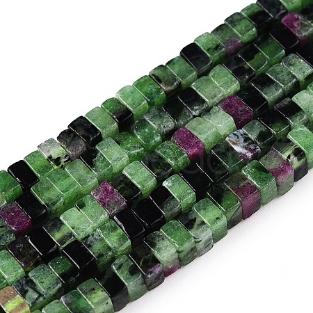 Natural Ruby in Zoisite Beads Strands G-N342-71-1