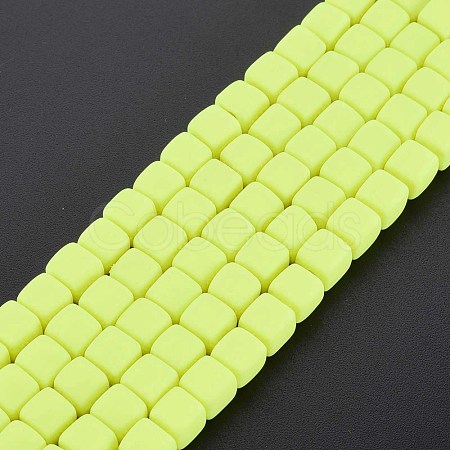Handmade Polymer Clay Beads Strands CLAY-T020-09H-1