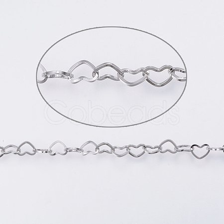Tarnish Resistant 304 Stainless Steel Link Chains CHS-E002-15-1