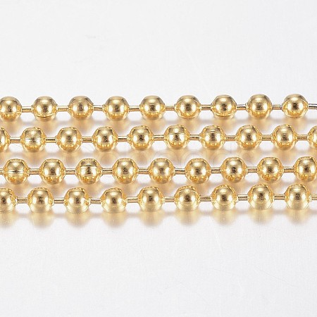 Handmade Ion Plating(IP) 304 Stainless Steel Ball Chains STAS-F136-16G-20m-1
