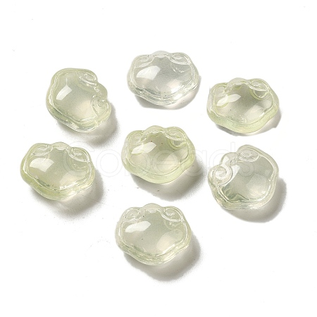 Transparent Glass Pendants GLAA-D025-08E-1