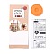 Yo Yo Maker Tool, for DIY Fabric Needle Knitting Flower, Round, Orange, 60x6mm