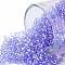 TOHO Round Seed Beads, Japanese Seed Beads, (107) Transparent Luster Light Sapphire, 11/0, 2.2mm, Hole: 0.8mm, about 1110pcs/10g