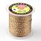 Round Metallic Thread, Embroidery Thread, 9-Ply, Colorful, 0.8mm, about 65.61 yards(60m)/roll