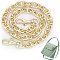 Alloy Mariner Link Chain Purse Strap Extenders, with Swivel Clasps, for Shoulder Bag Replacement Accessories, Golden, 60.1cm