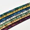 Electroplated Arrows Non-magnetic Synthetic Hematite Bead Strands, Mixed Color, 3x2x1mm, Hole: 1mm, 350pcs/strand, 15.5 inch