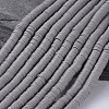 Flat Round Handmade Polymer Clay Beads CLAY-R067-8.0mm-40-1