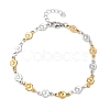 304 Stainless Steel Chain Bracelets BJEW-P376-04A-4