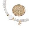 Brass Micro Pave Grade AAA Cubic Zirconia Letter Pendant Necklaces NJEW-JN04771-26-3