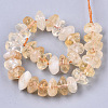 Natural Citrine Beads Strands G-R462-24-2