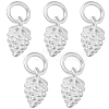 5Pcs 925 Sterling Silver Charms STER-BBC0002-23-1