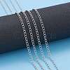 Brass Twisted Chains CHC-Q001-4x3mm-P-7