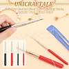 4Pcs 2 Colors Carbon Steel Wire Winding Rods AJEW-UN0001-79-4