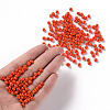 Baking Paint 6/0 Glass Seed Beads SEED-S004-Y5-5