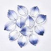 Two Tone Transparent Spray Painted Glass Pendants X-GLAA-S054-006D-01-1
