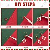 SUNNYCLUE Christmas Earring Making Kit DIY-SC0021-95-4