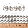 304 Stainless Steel Double Row Barrel Link Chains SA-CBAE0F2-08P-2