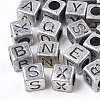Plated Acrylic Beads PB43C9308B-M-1