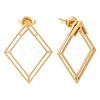 1 Pair Stainless Steel Stud Earrings EJEW-LP0001-47-1