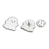 Ghost Shape Enamel Pin JEWB-N007-214-3