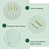 PandaHall Elite 1600Pcs 8 Style Glass Twisted Bugle Beads SEED-PH0002-10-4