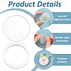 1 Set Transparent Acrylic Clear Blank Badge AJEW-BC0008-07B-4