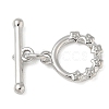 Brass Toggle Clasps KK-CBAFC6C-07B-P-1