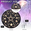 DIY Star Pattern Pendulum Board Dowsing Divination Making Kit DIY-CN0002-36-2