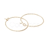 Ion Plating(IP) 316 Surgical Stainless Steel Hoop Earrings Findings STAS-D183-02G-03-2