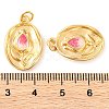 Rack Plating Brass Pendants KK-H486-12G-01-3