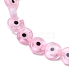 Handmade Evil Eye Lampwork Beads Strands LAMP-G164-10B-06-3