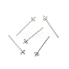Tarnish Resistant 304 Stainless Steel Stud Earring Findings STAS-Q036-1-4